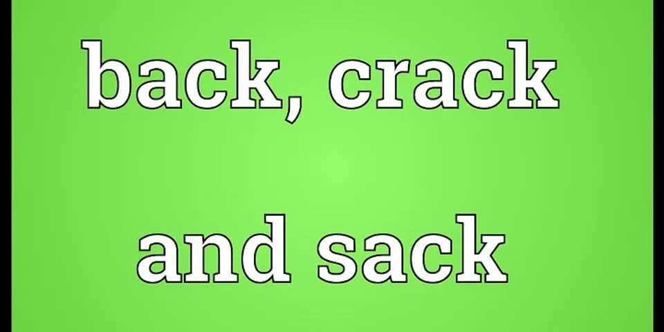 sack back là gì - Nghĩa của từ sack back