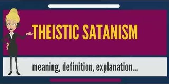 satanist là gì - Nghĩa của từ satanist
