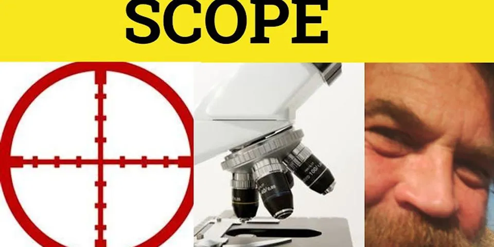scope out là gì - Nghĩa của từ scope out