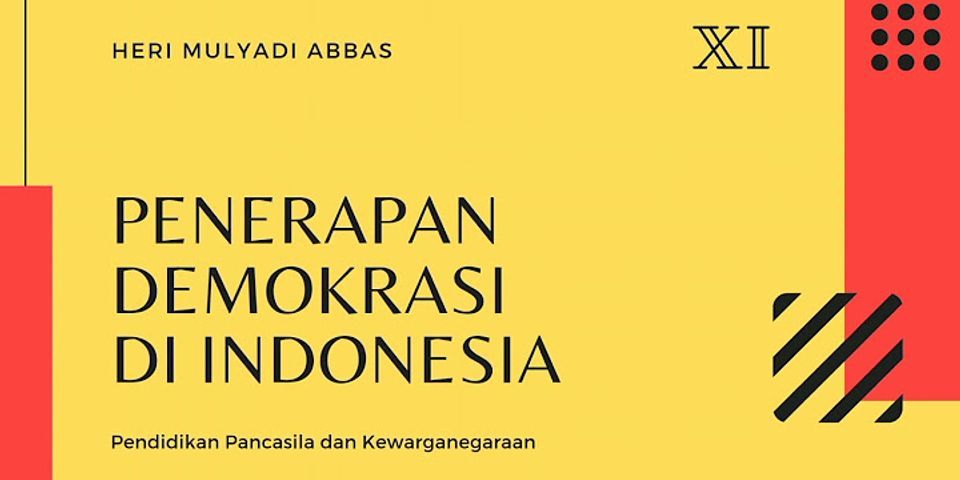 Sebutkan contoh pelaksanaan demokrasi langsung di Indonesia