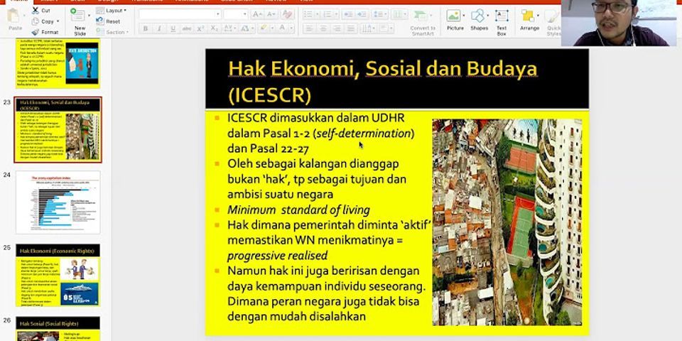 Sebutkan dan jelaskan hak asasi manusia apa saja yang ada di Indonesia minimal 5?