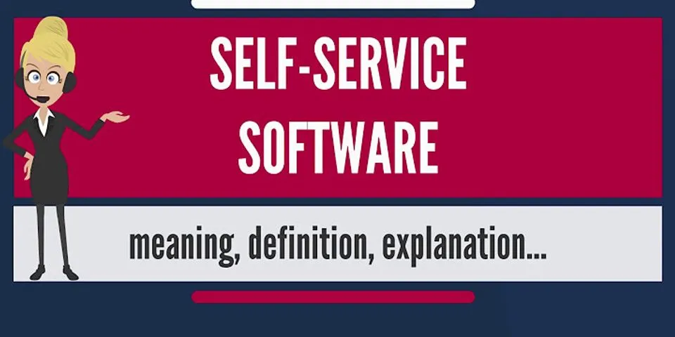 self-service là gì - Nghĩa của từ self-service