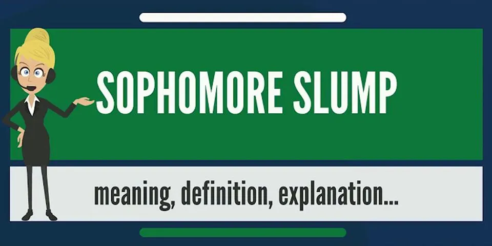 senior slump là gì - Nghĩa của từ senior slump