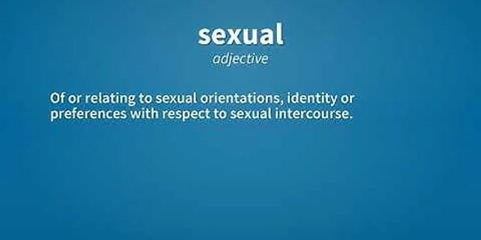 sex definition là gì - Nghĩa của từ sex definition