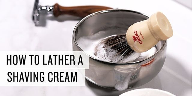 shaving cream là gì - Nghĩa của từ shaving cream