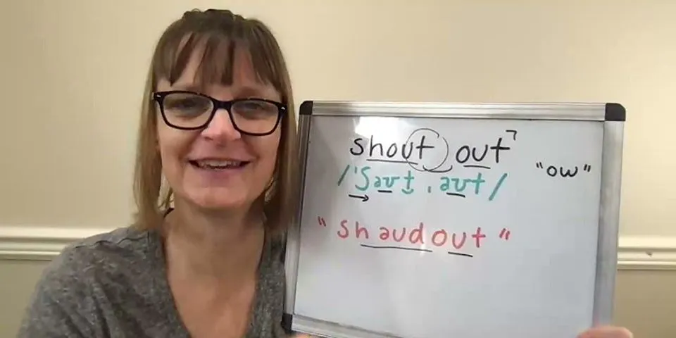 shout-out là gì - Nghĩa của từ shout-out