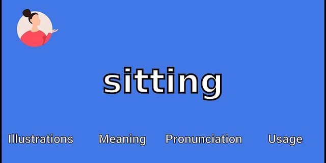 sitting on it là gì - Nghĩa của từ sitting on it
