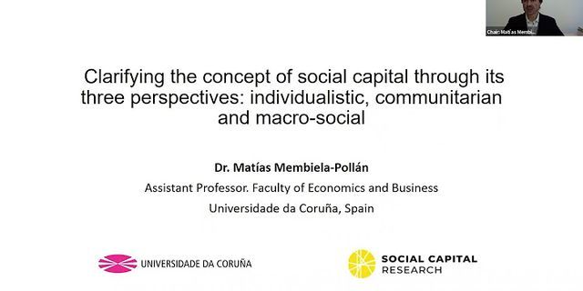 social capital là gì - Nghĩa của từ social capital