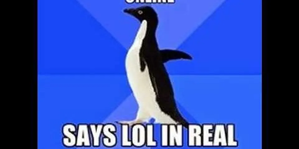 socially awkward penguin là gì - Nghĩa của từ socially awkward penguin