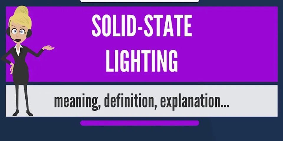 solid state là gì - Nghĩa của từ solid state