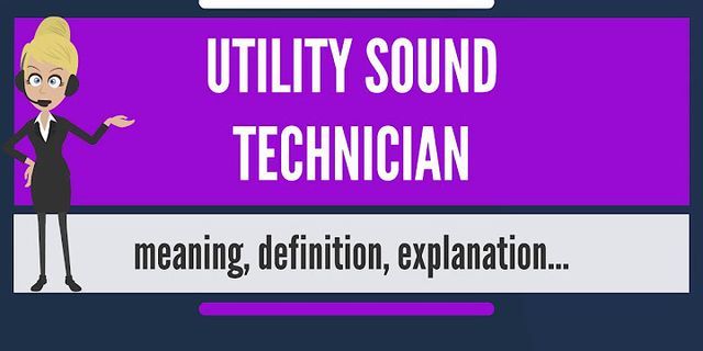 sound technician là gì - Nghĩa của từ sound technician