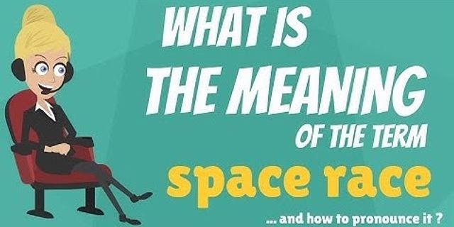 space race là gì - Nghĩa của từ space race