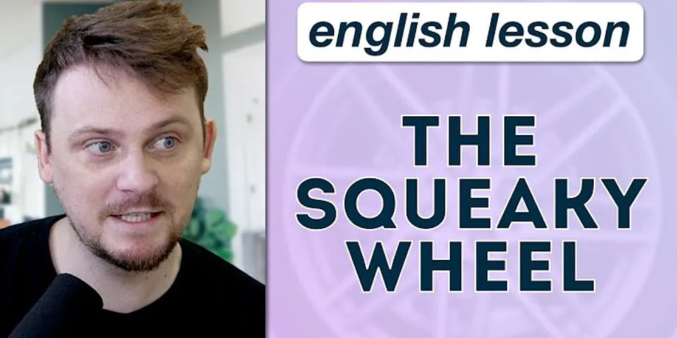 squeaky wheel là gì - Nghĩa của từ squeaky wheel