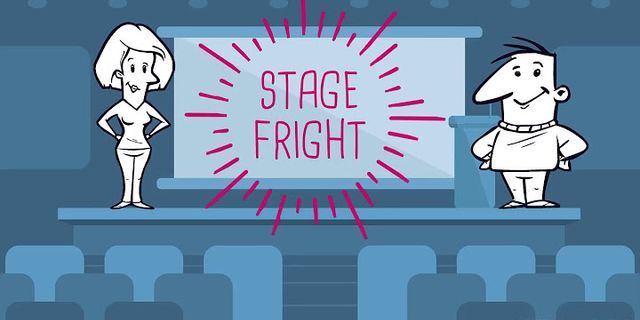 stage fright là gì - Nghĩa của từ stage fright