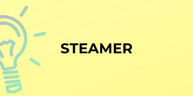 steamers là gì - Nghĩa của từ steamers