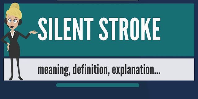 stroke là gì - Nghĩa của từ stroke