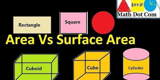 surface area là gì - Nghĩa của từ surface area