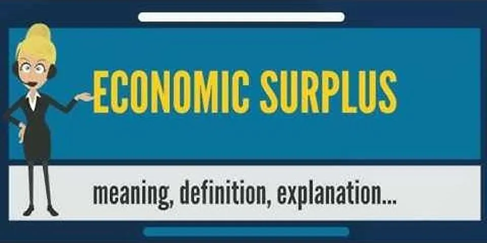 surplus là gì - Nghĩa của từ surplus