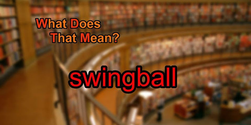 swingball là gì - Nghĩa của từ swingball