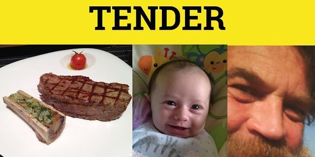 tenders là gì - Nghĩa của từ tenders
