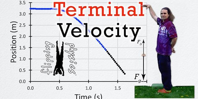 terminal velocity là gì - Nghĩa của từ terminal velocity