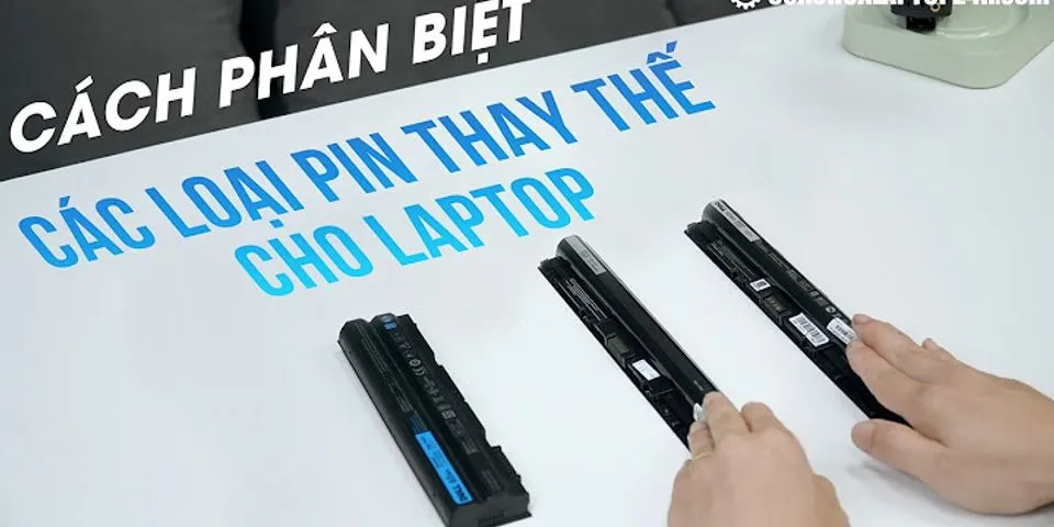 Thay pin laptop Dell Hà Nội
