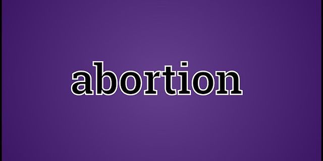 the abortion là gì - Nghĩa của từ the abortion