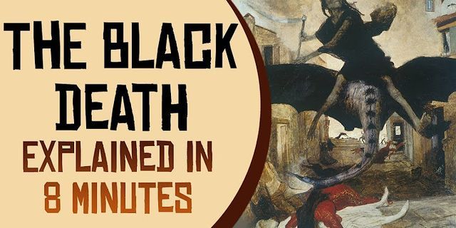 the black death là gì - Nghĩa của từ the black death