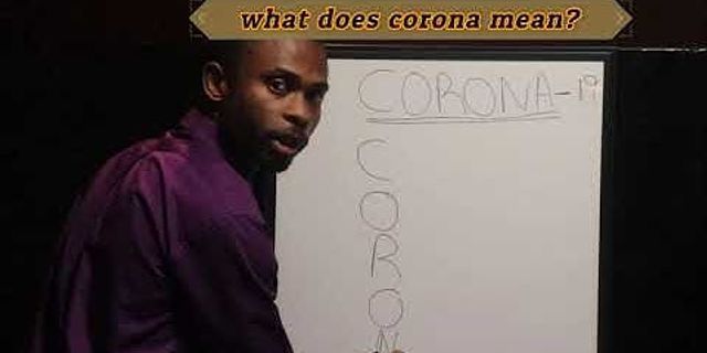 the corona là gì - Nghĩa của từ the corona