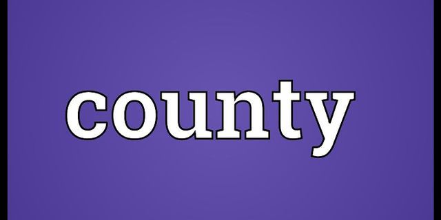 the countys là gì - Nghĩa của từ the countys