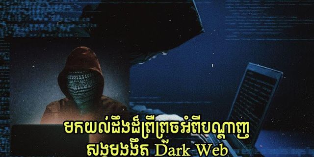 the dark web là gì - Nghĩa của từ the dark web