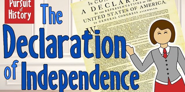 the declaration of independence là gì - Nghĩa của từ the declaration of independence
