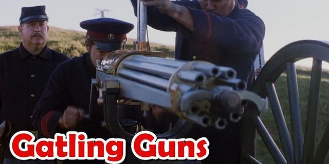 the gatling gun là gì - Nghĩa của từ the gatling gun