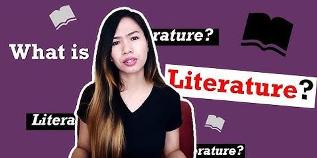 the literature là gì - Nghĩa của từ the literature