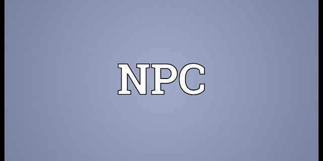 the npcs là gì - Nghĩa của từ the npcs