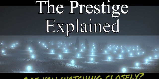 the prestige là gì - Nghĩa của từ the prestige