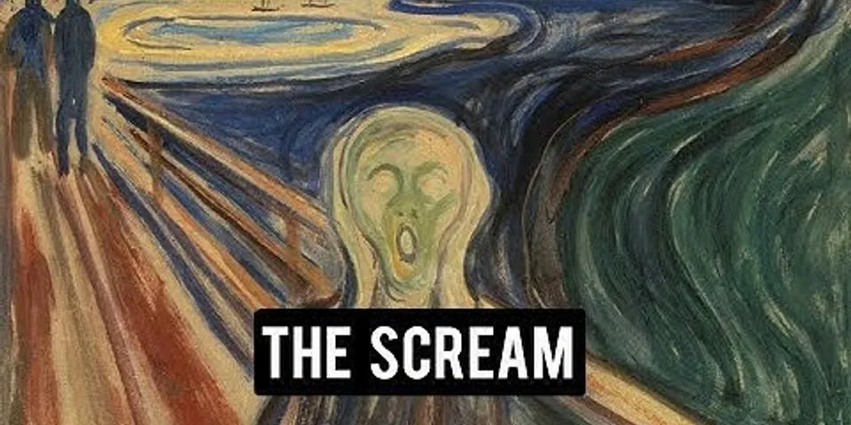 the scream là gì - Nghĩa của từ the scream