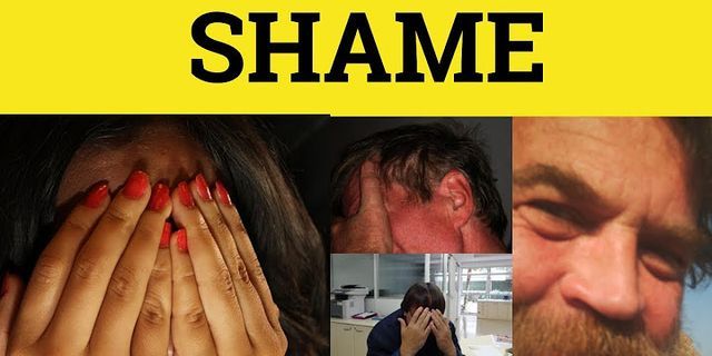the shame là gì - Nghĩa của từ the shame