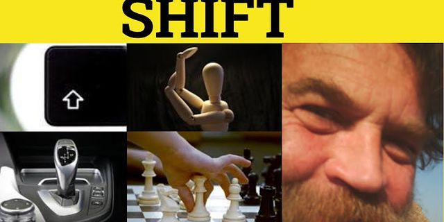 the shift là gì - Nghĩa của từ the shift
