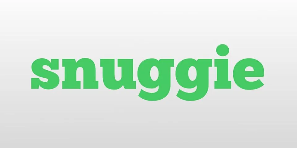 the snuggie là gì - Nghĩa của từ the snuggie