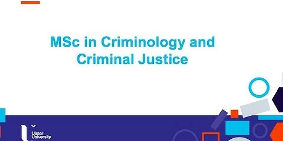 Those doing research in the fields of criminal justice and criminology have ethical standards set by