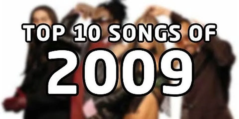 Top songs of 2009