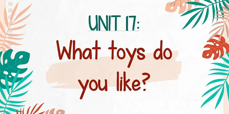 Toys có nghĩa là gì