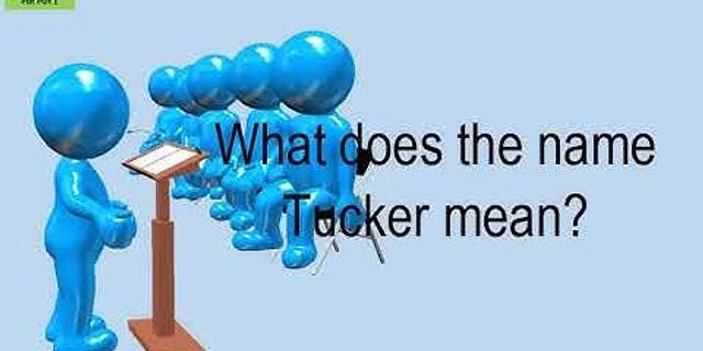 tucker là gì - Nghĩa của từ tucker