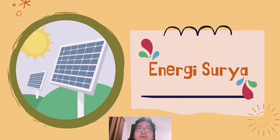 Tulislah 4 contoh energi alternatif dan pemanfaatannya dalam kehidupan sehari hari