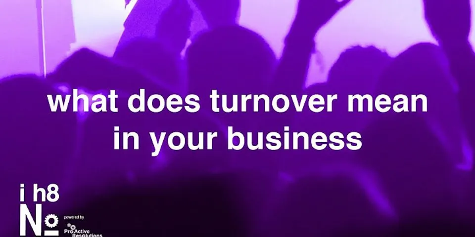 turnover là gì - Nghĩa của từ turnover