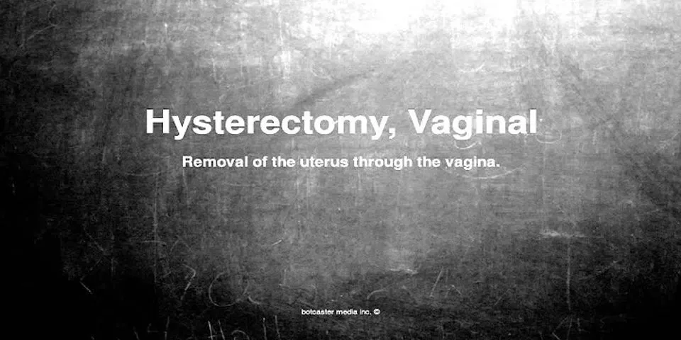 vaginal là gì - Nghĩa của từ vaginal