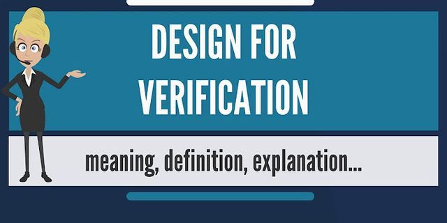 verification là gì - Nghĩa của từ verification
