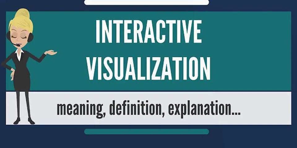 visualization là gì - Nghĩa của từ visualization