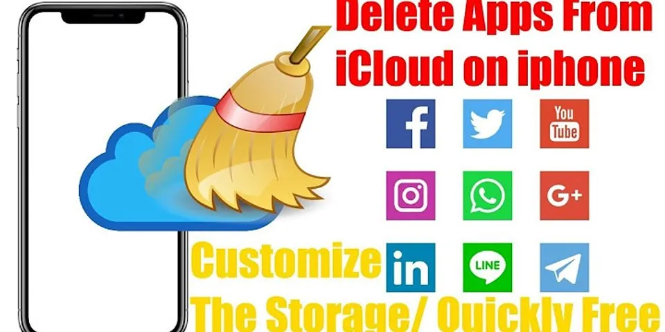 What happens when you delete something from iCloud?